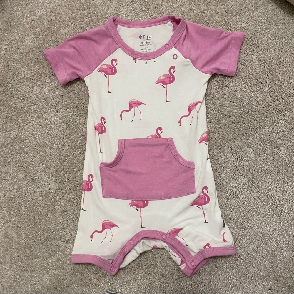 Kyte Baby flamingo shortall